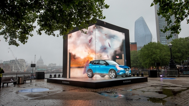 Touchpoint mit Potenzial - Zur Markteinführung des neuen Nissan Qashqai hatte TBWA\London für den Autobauer eine 3D-Erlebniskampagne entwickelt - Quelle: Nissan UK